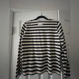 Ganni Striped Jersey T-Shirt